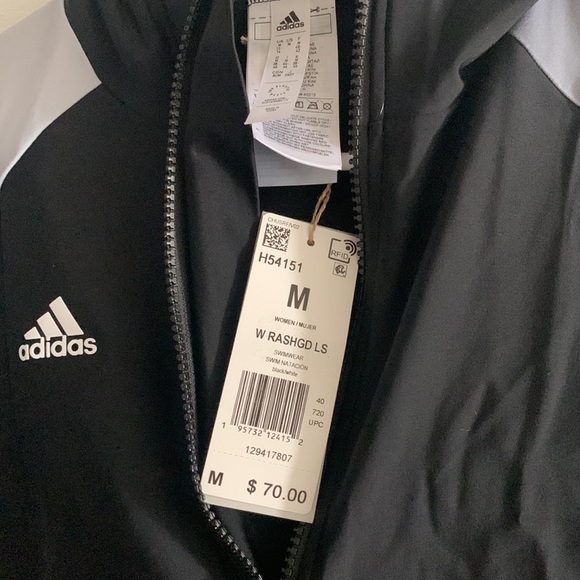 Women’s Adidas Full Zip Hooded Jacket, Size Med - Picture 4 of 6